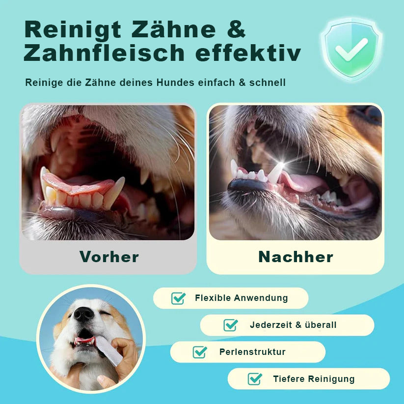 Haustiere Zahnpflege Finger-Pads